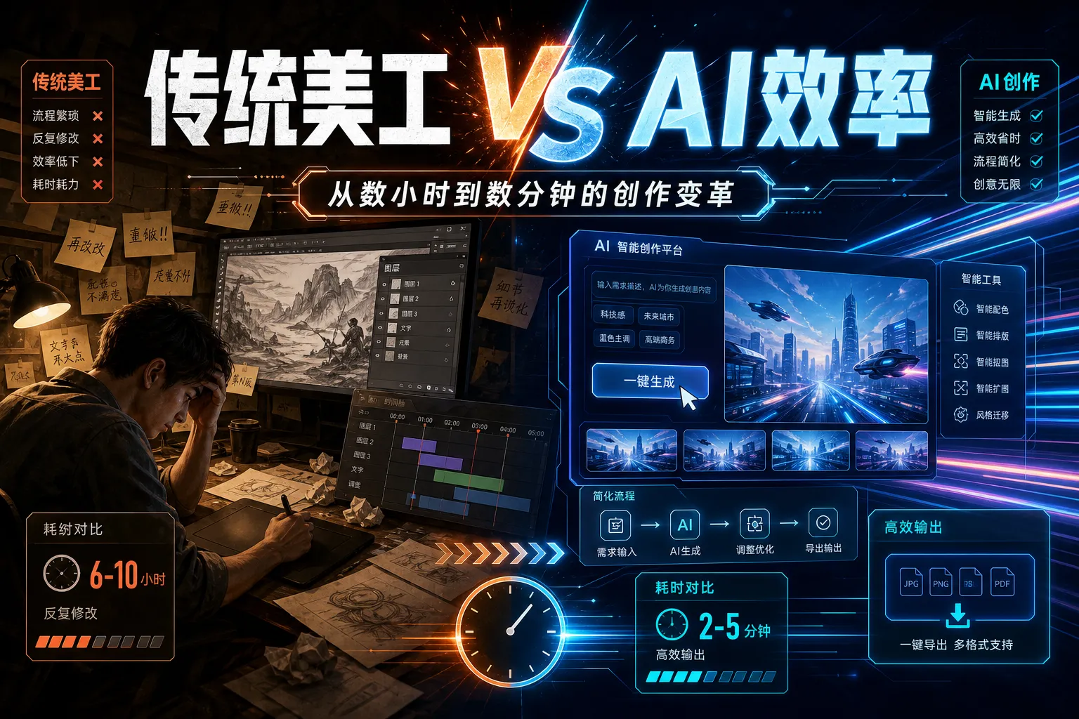 速看！传统美工与玫瑰克隆 AI 生成成本效率对比 玫瑰克隆好用吗