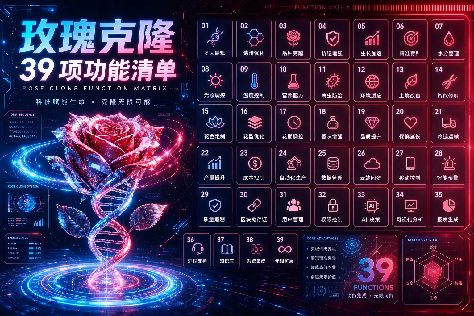全网最全！玫瑰克隆会员卡密专属 39 项功能清单